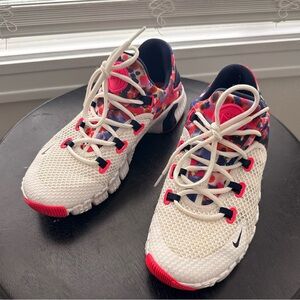 Nike Metcon 7 Floral Training Shoes Women’s Size 9 CZ0596-101 CrossFit Gym